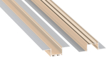 Profile LUMINES type akin Light Ivory lacquered 4,15 m